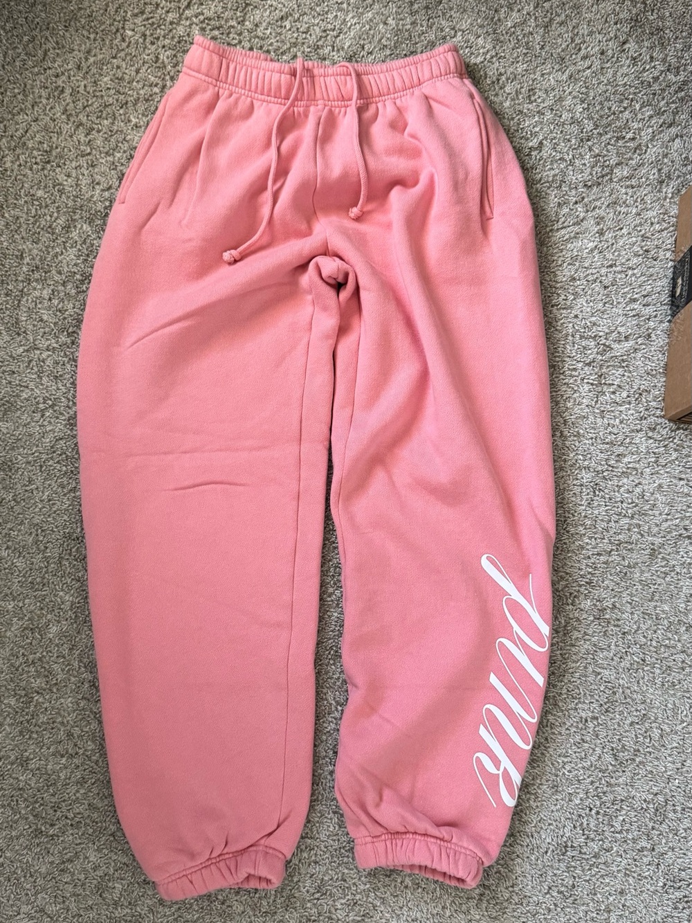 PINK Victoria's Secret Pink Crewneck and joggers with White Shoulder Stripe - Picture 2 of 3